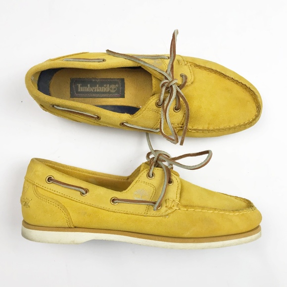 timberland yellow shoes